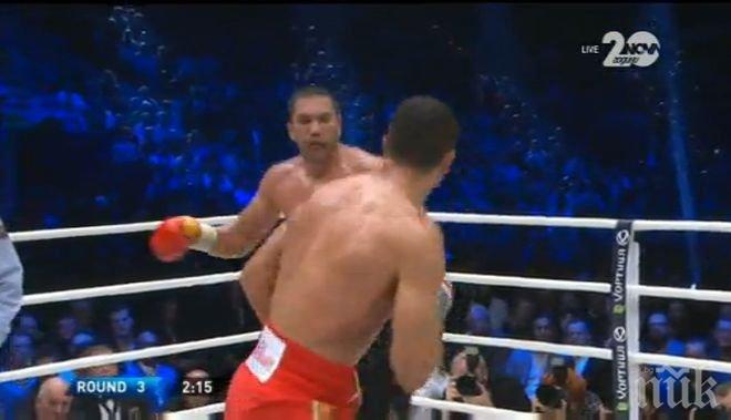 Ето какво е да си ударен от Кличко (уникални снимки)