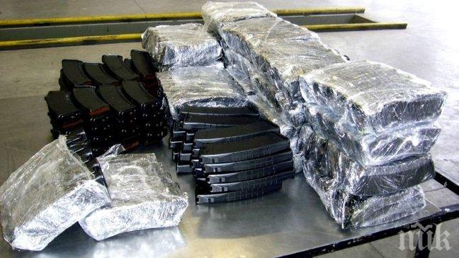 Турчин опита да прекара 288 пълнителя за Калашников