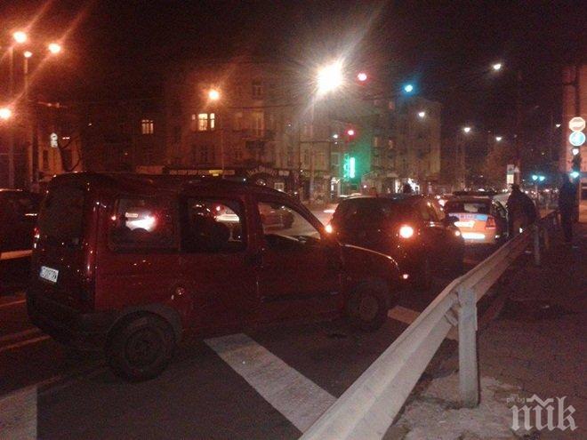 Пешеходец премазан на бул. Витоша (обновена)