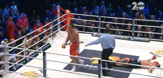 Вижте свирепите удари на Кличко, които унищожиха Кубрат