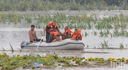 сто декара плодородна земя унищожена наводнение марчино