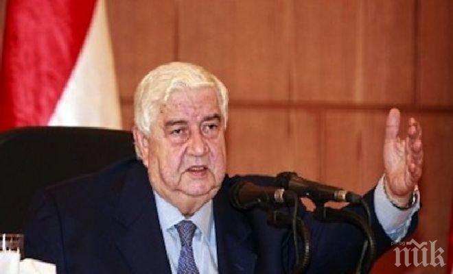 Външният министър на Сирия ще посети Русия 