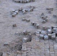 Пренареждат паветата по „Дондуков“