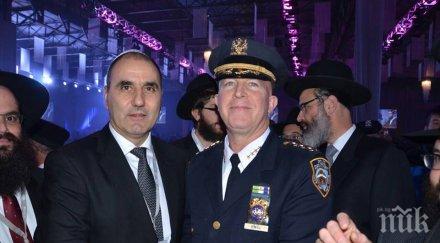 цветанов пик срещата шефа полицията йорк поздравих нийл добрата организация събитието събра едно 4000 равини 1500 политици цял свят