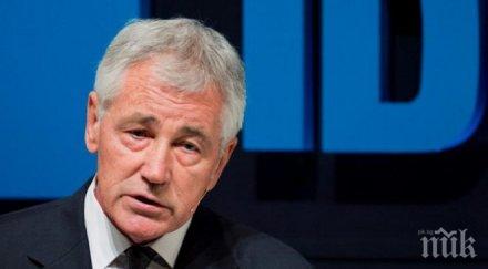 пентагонът оставката чък хейгъл свързана политиката ислямска държава