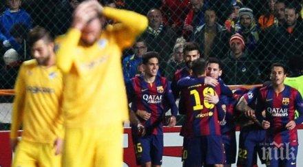 меси продължава пише история нов хеттрик барса мачка