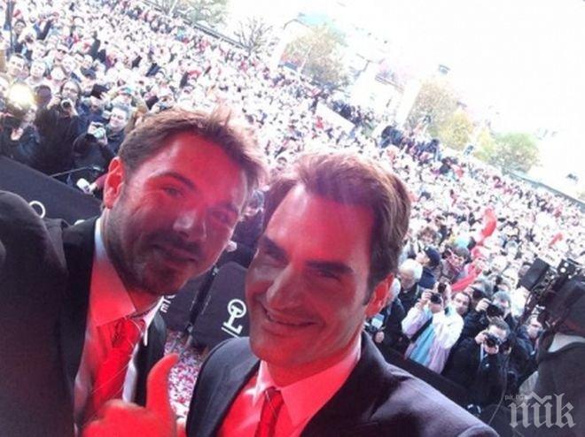 10 хиляди запалянковци в Лозана посрещат героите за Купа Дейвис

