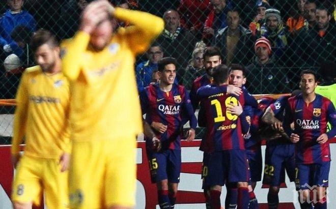 Меси продължава да пише история с нов хеттрик, Барса мачка