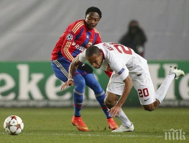 Георги Миланов и ЦСКА (Москва) се спасиха срещу Рома в последните секунди