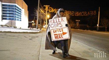 полицията лос анджелис пусна арестувани демонстранти деня благодарността