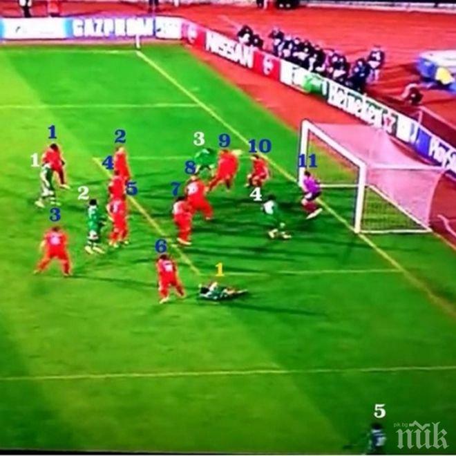 Как петима от Лудогорец матираха целия тим на Ливърпул