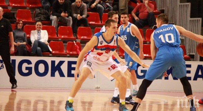 Левски загуби от Игокеа в Адриатическата лига