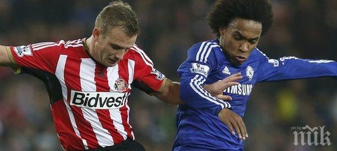 Челси не успя да победи Съндърланд