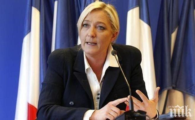 Преизбраха Марин Льо Пен за лидер на френския Националния фронт