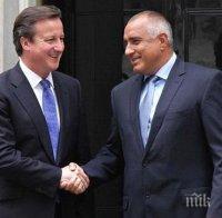 Камерън до Бойко: Обмислете внимателно „Южен поток”, убеден съм, че ще съдействате за Южния газов коридор