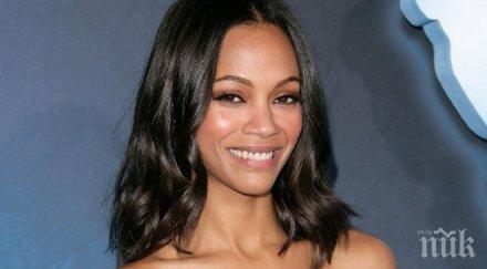 слух зоуи салдана родила тайно