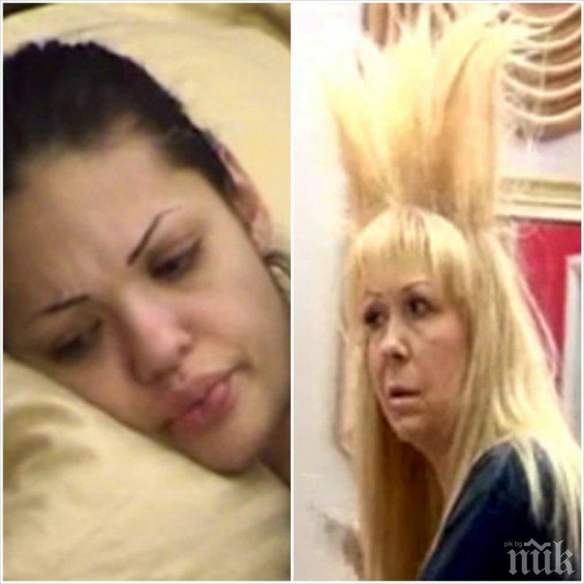 Първо в ПИК! Шок и ужас в Биг Брадър - силиконката Калина сомнамбул, за малко да се удави в басейна