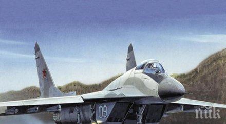 гръцки изтребител катастрофира