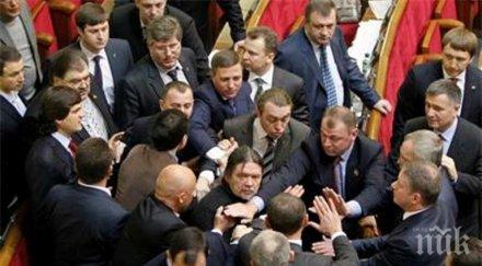 безумие новите депутати киев сбиха залата