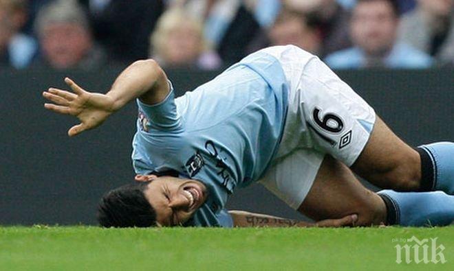 Ман Сити порази Евертън, но загуби Серхио Агуеро