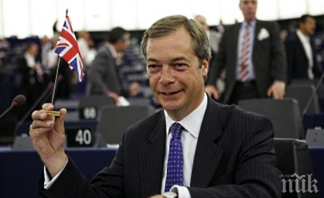 Найджъл Фараж: Имигрантите са виновни за тапите