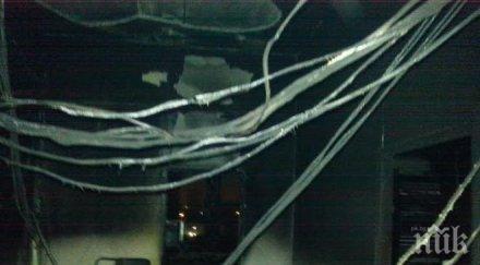 ексклузивни кадри сградата канал пожара