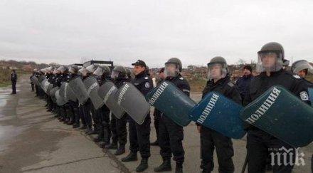 жена повалена удар главата разбунтувалото село дебелт