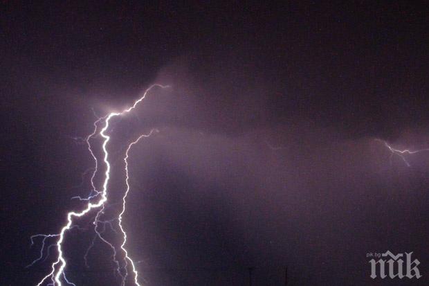 Шок! Мълния удари футболист на терена, той оцеля (видео)