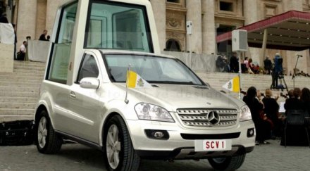 папа бенедикт xvi нов папамобил