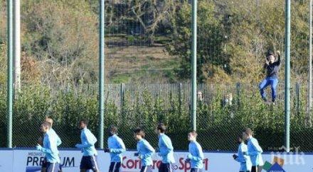 сити тренира базата лацио тифозите благодарят боя рома