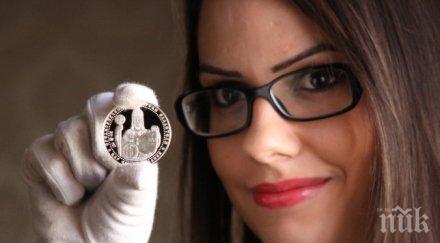 цар симеон украси нова сребърна монета