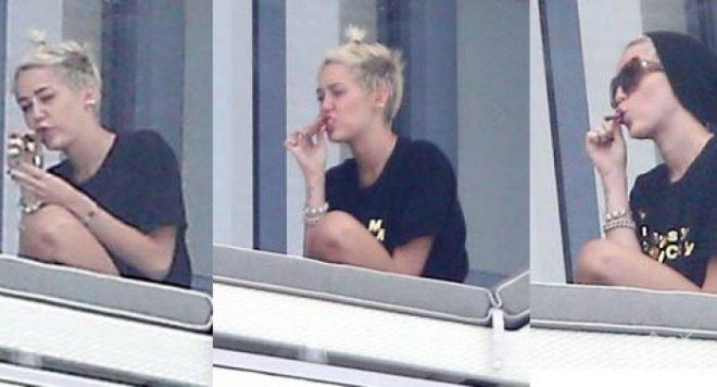 Майли Сайръс смени сутрешното си кафе с трева (снимка)