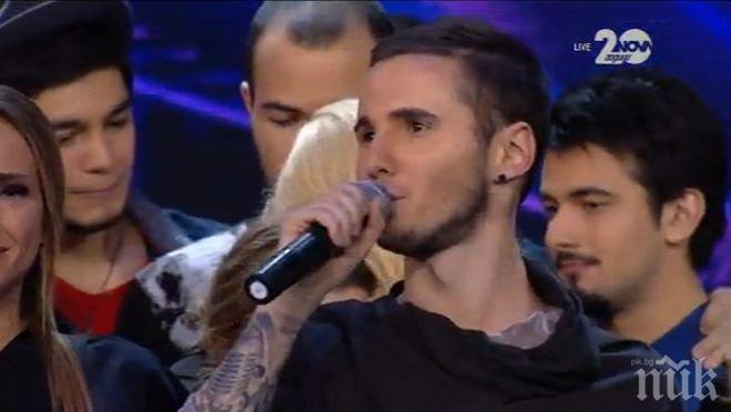 Драматичен музикален дуел в Х фактор! Феноменалният Траян напусна шоуто