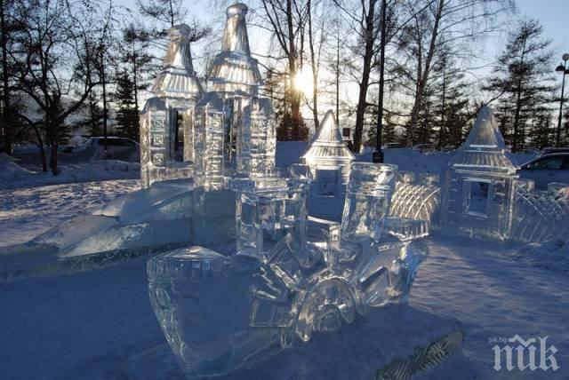 Ледени фигури ще красят до Нова година центъра на Русе