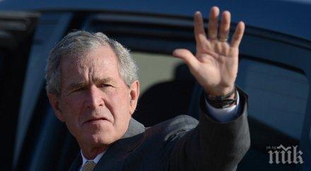 буш младши съм недооценен художник