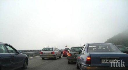 ужасно меле магистрала хемус три джипа камион кола удариха входа софия допълнена