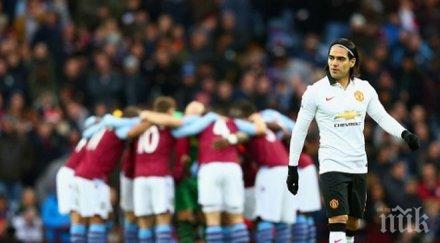 астън вила взе равен манчестър юнайтед човека