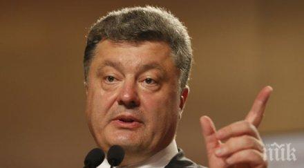 порошенко смята украйна заплашена пълномащабна инвазия русия