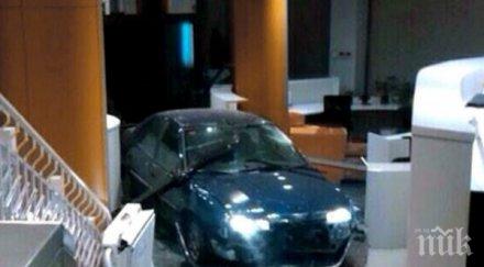 отчаян бизнесмен блъсна кола централа партия