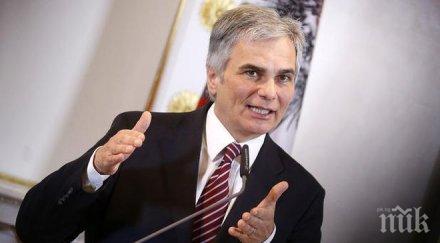 австрийският канцлер одобрява еуфорията срива русия