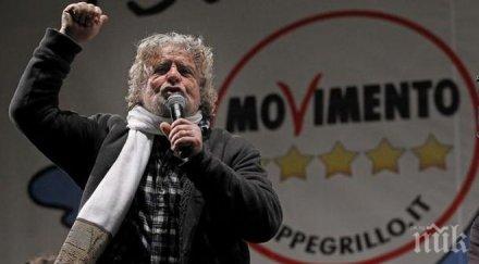 движение пет звезди събра хил подписа подкрепа идеята референдум излизане еврозоната