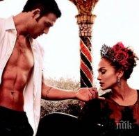 Горещо! Топмодел топли леглото на Джей Ло