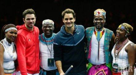 федерер вавринка събраха млн швейцарски франка децата африка