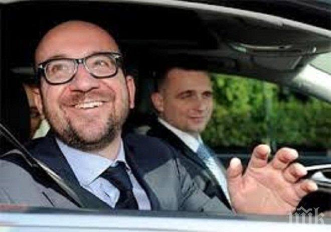 Куриоз! Премиерът на Белгия бе залят с майонеза и пържени картофи на протест 