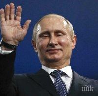 Путин с невероятна подкрепа - 70% от руснаците гласуват за него на президентски избори
