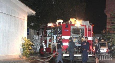 лек автомобил изгоря нощ шумен