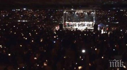 невероятно 000 фенове унион посрещат коледа стадиона видео