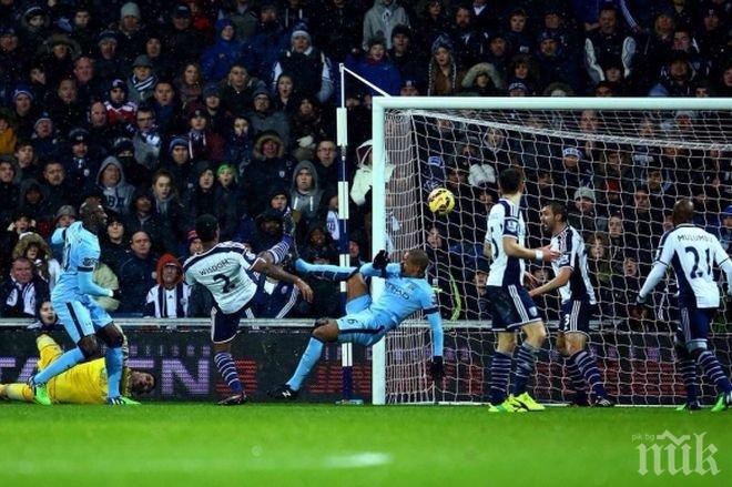 Ман Сити продължи битката с Челси след разходка в снега