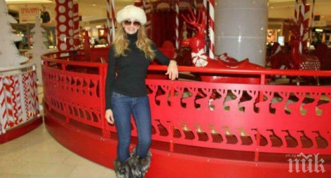 Малина посреща Нова година в САЩ