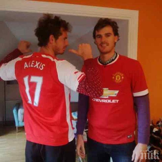 Братята Мъри с различни футболни пристрастия (снимка)